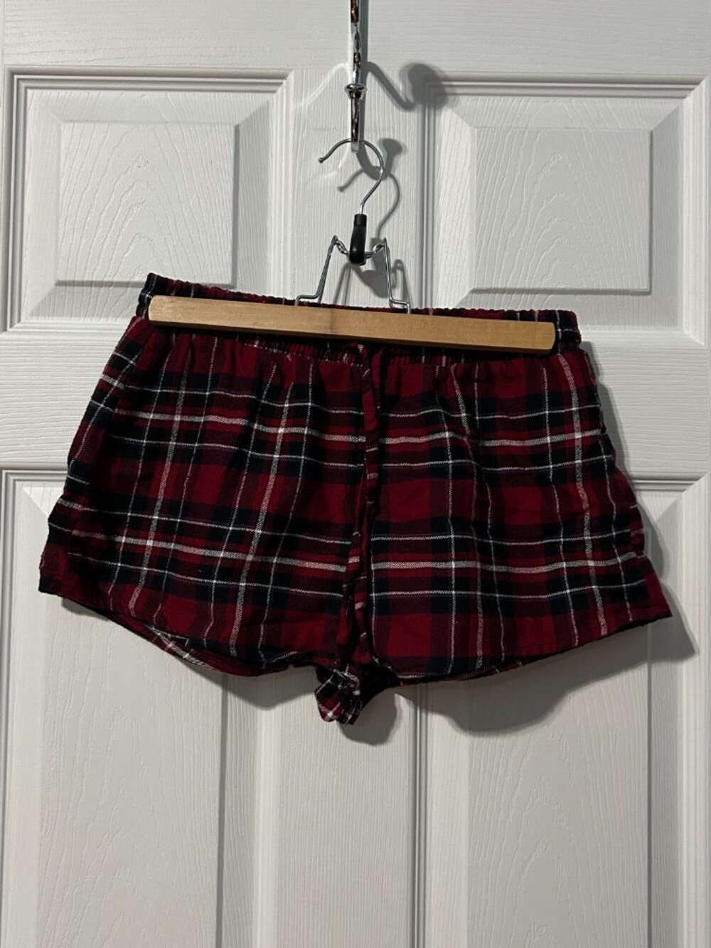 garage plaid pj shorts